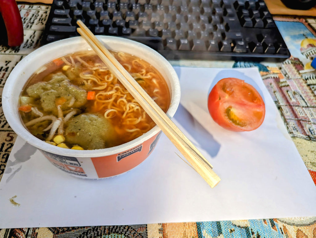 PXL_20230507_0312351843-1024x771 今日は大谷さんに倣って日中は、食事及びその準備以外の殆どを寝て過ごした。