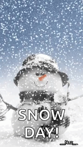 SnowmanChristmasGIF 大雪の恐れ？