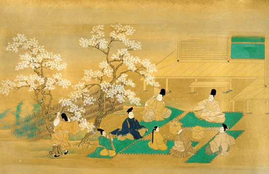 ise-082 散ればこそ いとど桜はめでたけれ うき世になにか久しかるべき